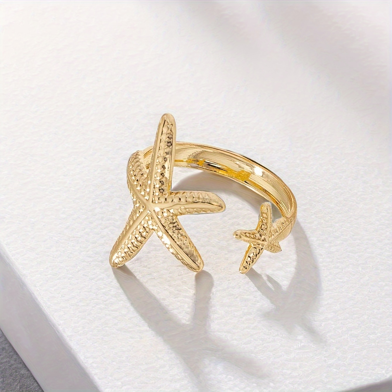 Boho Style Starfish Toe Ring Open Band Iron Jewelry